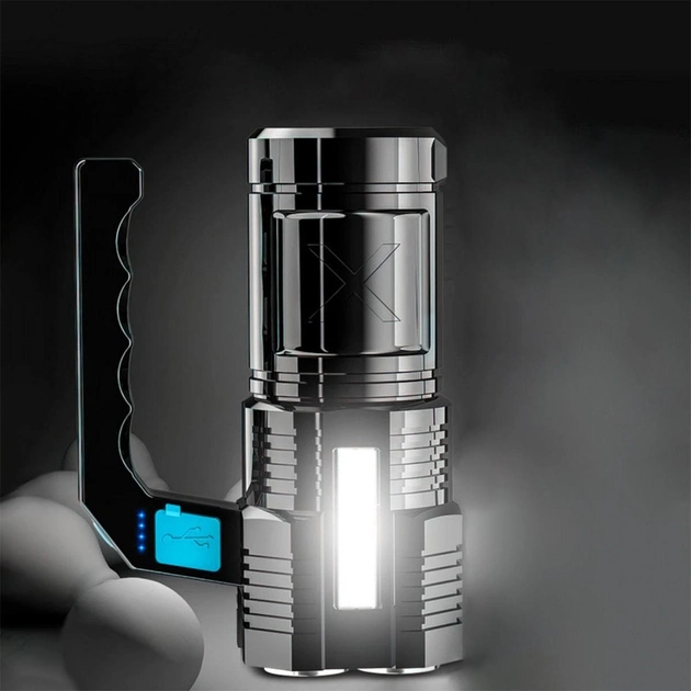 Ручной водонепроницаемый фонарь со встроенным аккумулятором