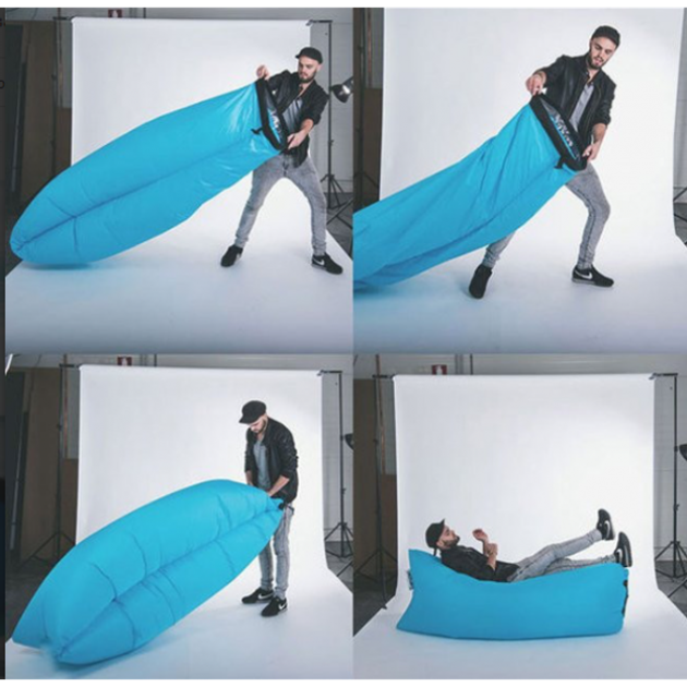 Надувной диван-ламзак Air Sofa, 210 см