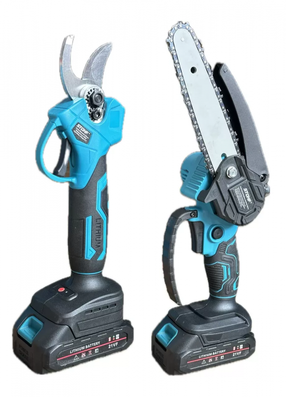 Аккумуляторный набор 2в1 Cекатор  + Пила 800W STOHF, 2 АКБ