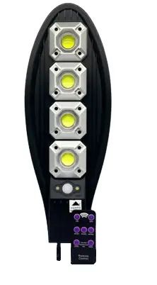 Lampă stradală solară, senzor de mișcare, telecomandă