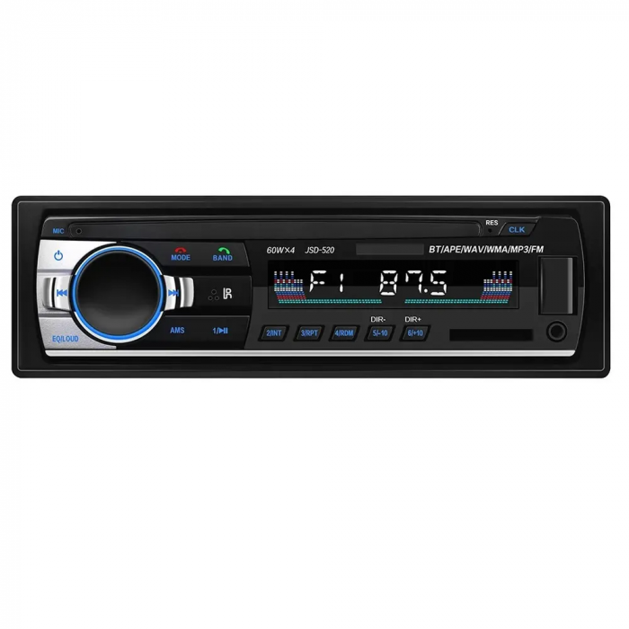 Автомагнитола с поддержкой Bluetooth, MP3, AUX, с пультом дистанционного управления, 1DIN