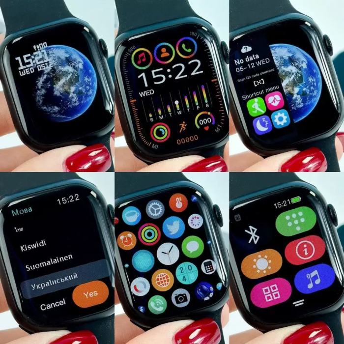 Ceas inteligent S9 mini, ecran AMOLED 38mm, funcție apel