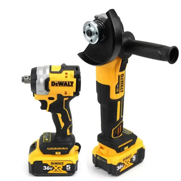 Набор 2в1 аккумуляторных инструментов Гайковерт DCF922 + Болгарка DCG413, 36V 5А/H