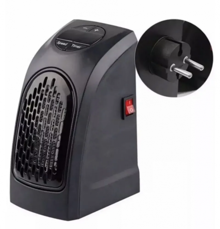 Încălzitor portabil de priză, 400 W