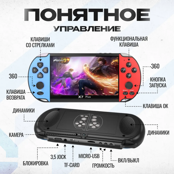 Портативная игровая консоль X7Plus 97