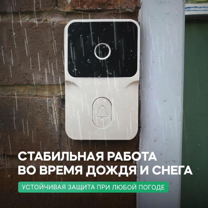 Умный беспроводной дверной глазок, домофон M6, с двухсторонней аудиосвязью