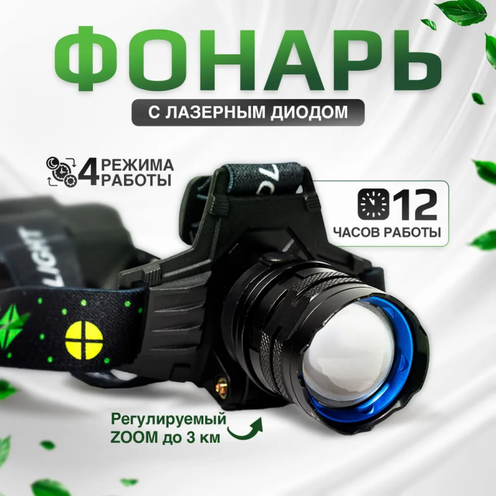 Фонарь налобный GRANT