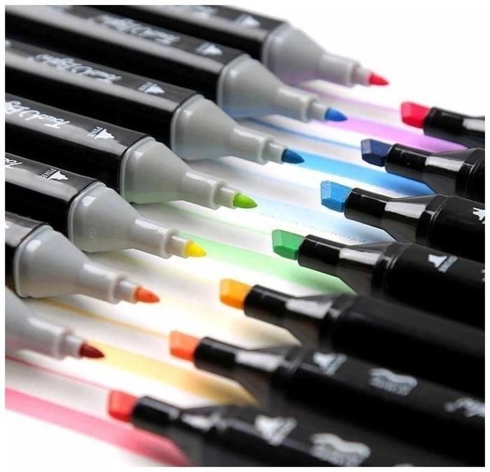 Markere pentru schițe Touch Cool, dublu capăt, 80 buc.