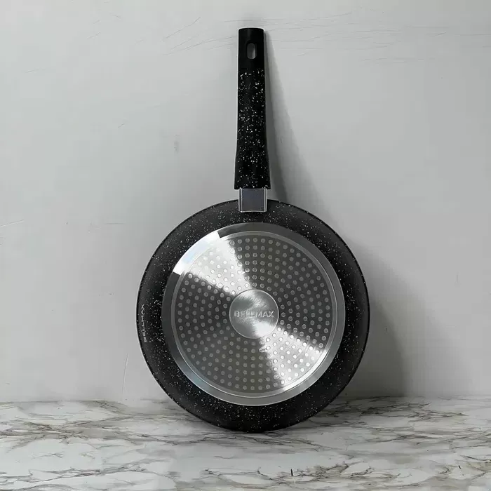 Набор посуды Bellmax Cookware Set BM-132; 7 предметов, чёрный