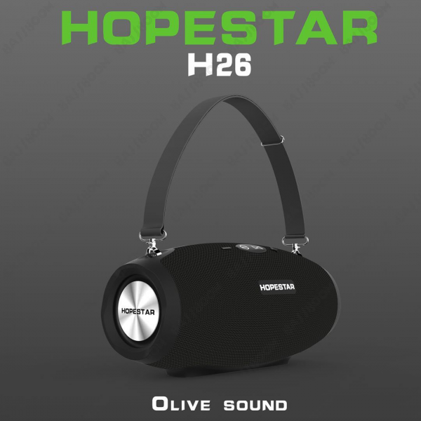 Портативная Bluetooth колонка Hopestar H26, с лямками для переноски