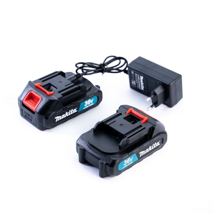 Set 3în1: Foarfecă + Mini-ferăstrău + Tija telescopică 3 m, 36V, 5Ah, 2 acumulatori