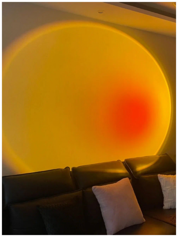 Закатная лампа Sunset Lamp/ Светильник/ Ночник/