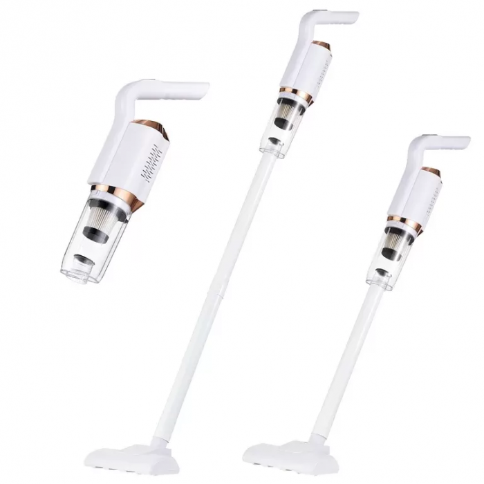 Aspirator vertical fără fir pentru casă și mașină, fără sac, 320 W